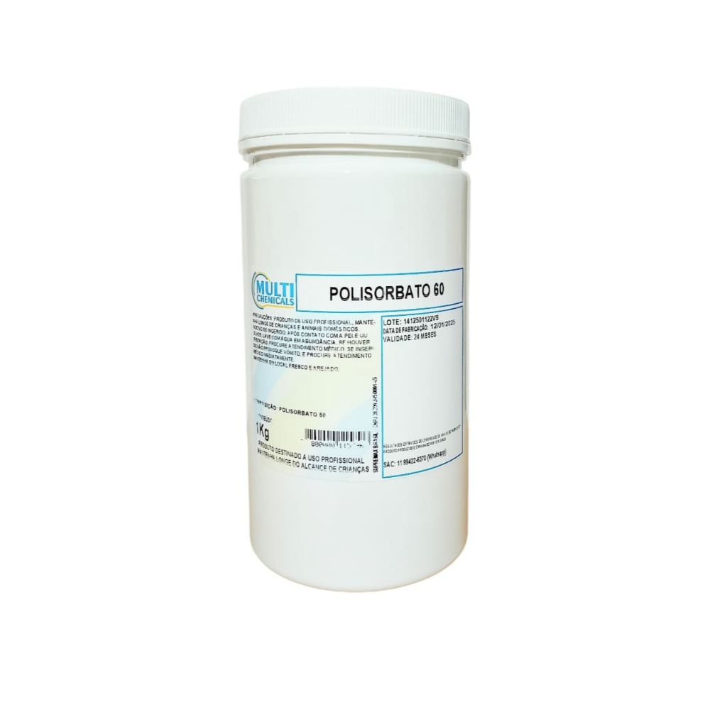 Polisorbato 60 - 1KG - Emulsificante - Solubilizante