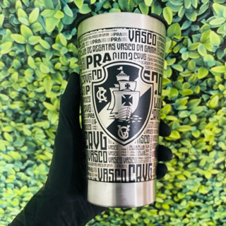 COPO TÉRMICO personalizado a laser  360º VASCO PREMIUM em Oferta na Shopee