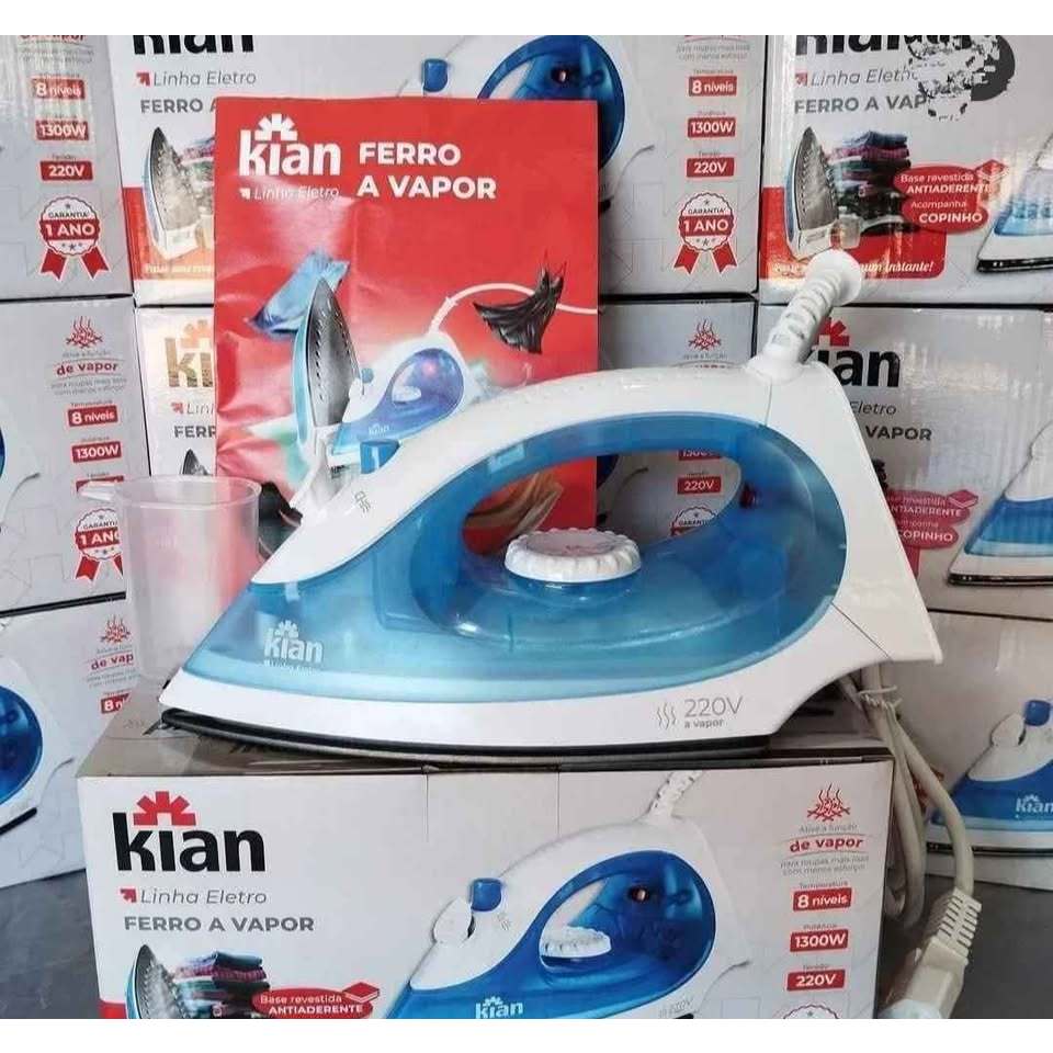 ferro de passar da KIAN completo com alta qualidade 220volts ferro de passar roupa em Goiânia Goiás promoção oferta