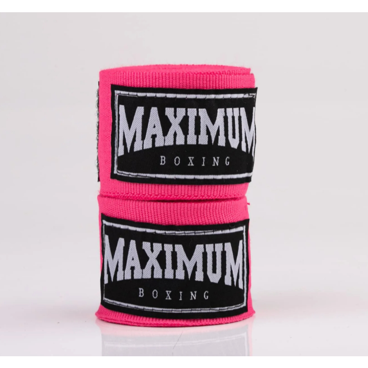 BANDAGEM ROSA 3M MAXIMUM- PROTEÇÃO - ATADURA - MUAY THAI
