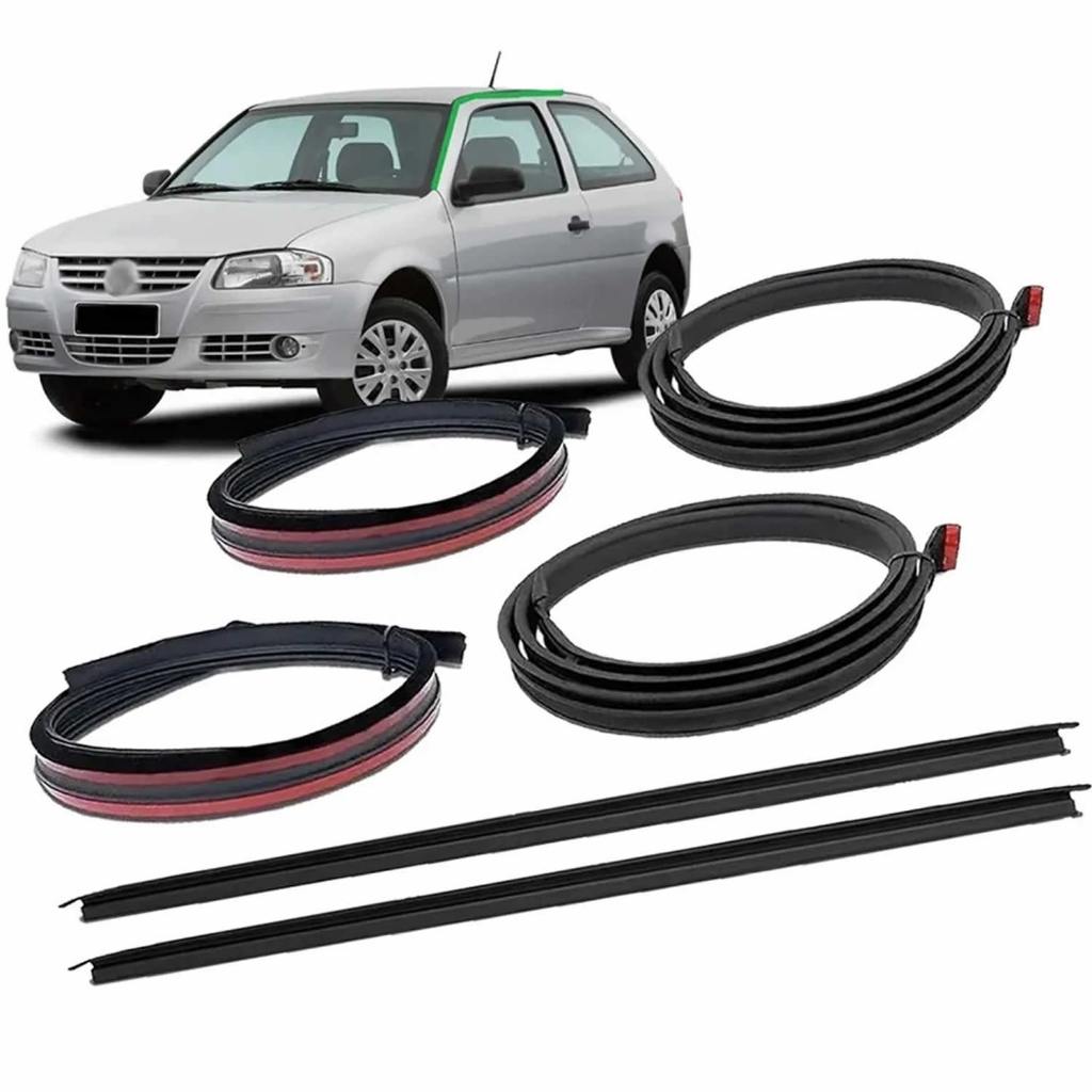 Jogo Borracha Pingadeira Friso Teto Gol G3 G4 2 e 4 Portas - Par 1999 A 2014 em Oferta na Shopee