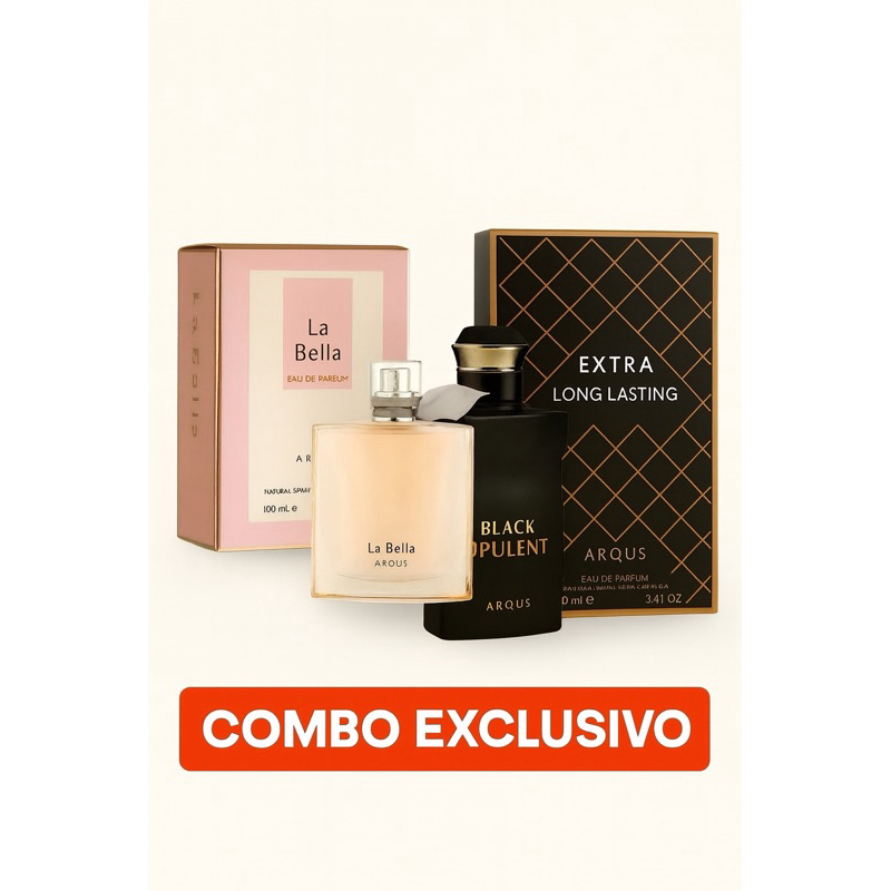 Combo Perfumes La Bella + Black Opulent – Eau de Parfum 100ml Original