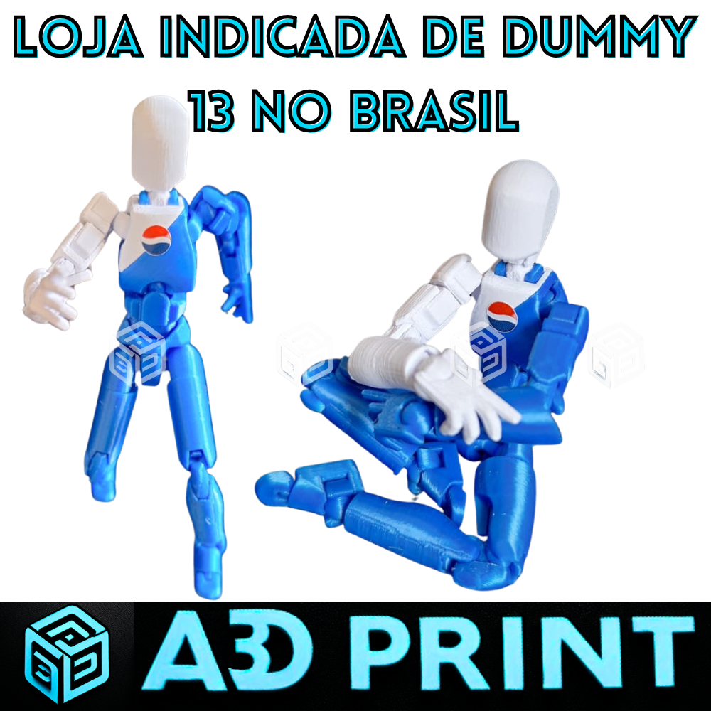 Pepsiman Pepsi - Dummy 13 Totalmente Articulado Boneco Brinquedo Edição Limitada em Oferta na Shopee