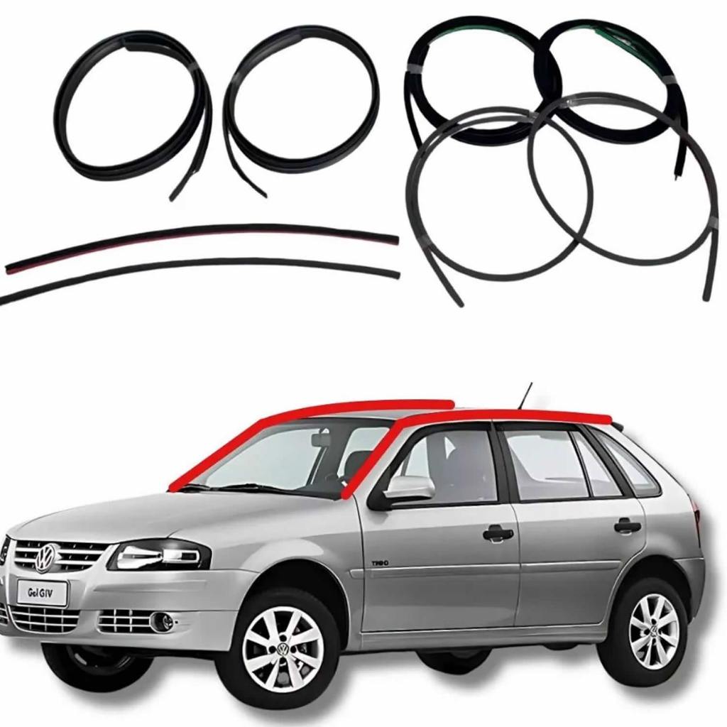 Kit Pingadeira Friso Teto E Laterais Para Brisa Gol G3 G4 2 e 4 Portas em Oferta na Shopee