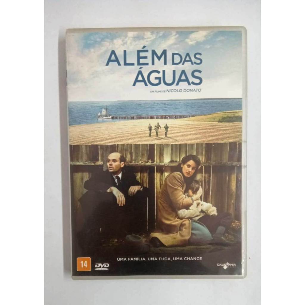 DVD Além das águas Nicolo Donato drama original cxa