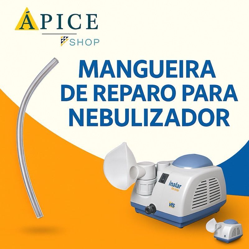 Mangueira de Reparo para Nebulizador Omron e Inalar – Compatível, Resistência e Fácil Instalação