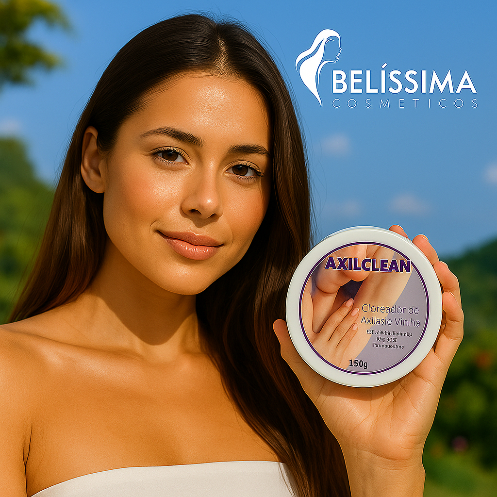 Creme Super Clareador de axilas e virilhas Axilclean 150 gr Axilas e Virilhas Escuras Nunca Mais