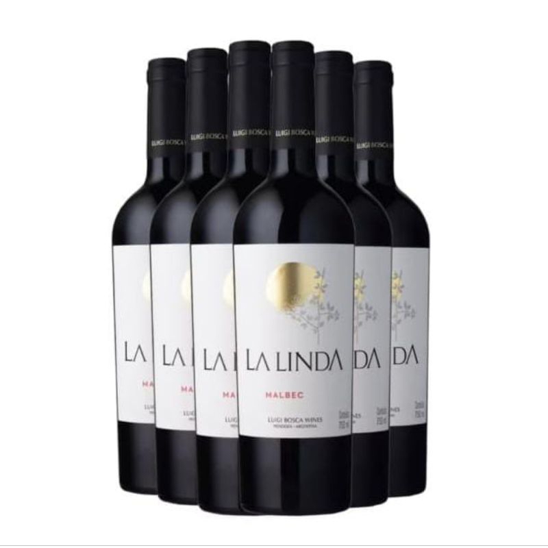 VINHO TINTO  LA LINDA MALBEC 750 ML CX C/06 UNIDADES