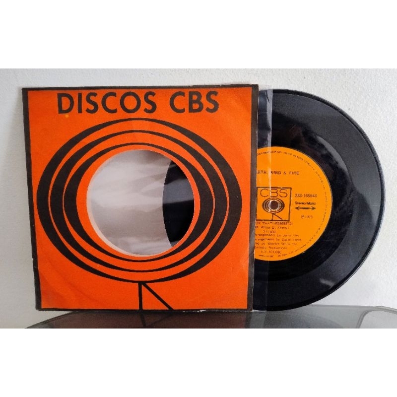 compacto 7" Earth Wind & Fire - Rock That / After The Love Has Gone  - vinil 1979
