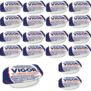 Manteiga Extra Com Sal Vigor Em Blister De 10g De Sachês Para Hotel e Pousada em Oferta na Shopee