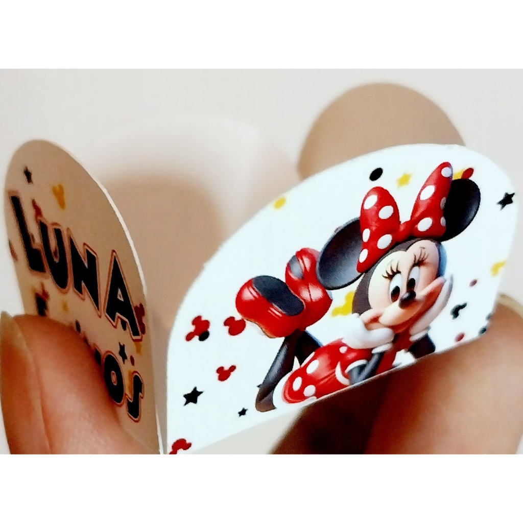 FORMINHA DE DOCE PERSONALIZADA MINNIE/LEMBRANCINHA DE FESTA/ANIVERSÁRIO