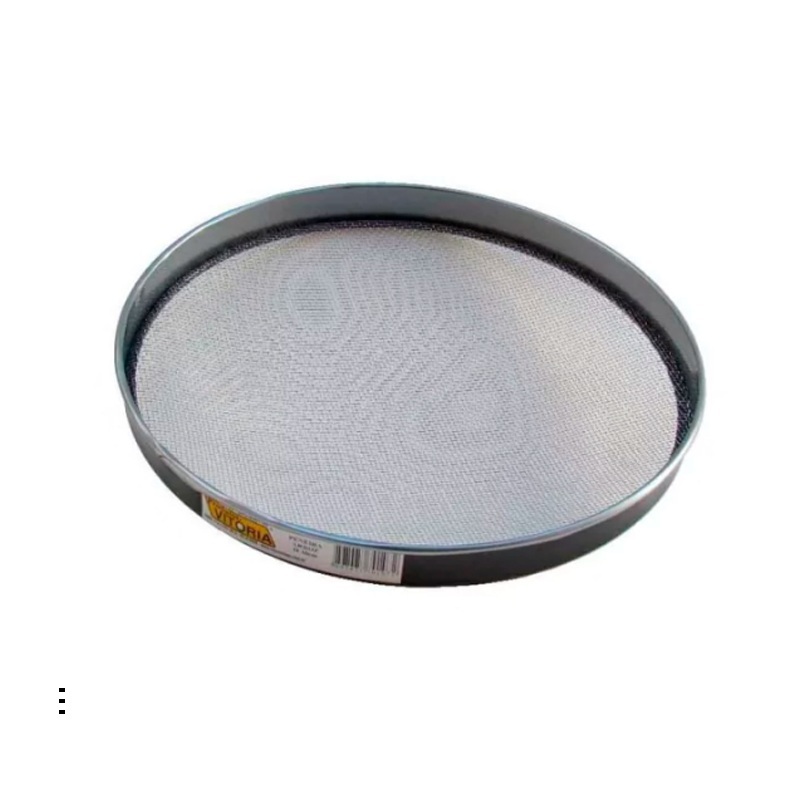 Peneira para arroz com aro de aço Galvanizado Diametro 30 cm