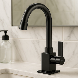 Torneira De Banheiro Torneira Lavatório Torneira Lavabo Torneira De pia Banheiro Torneira De Cuba 1/4 De Volta Preto em Oferta na Shopee