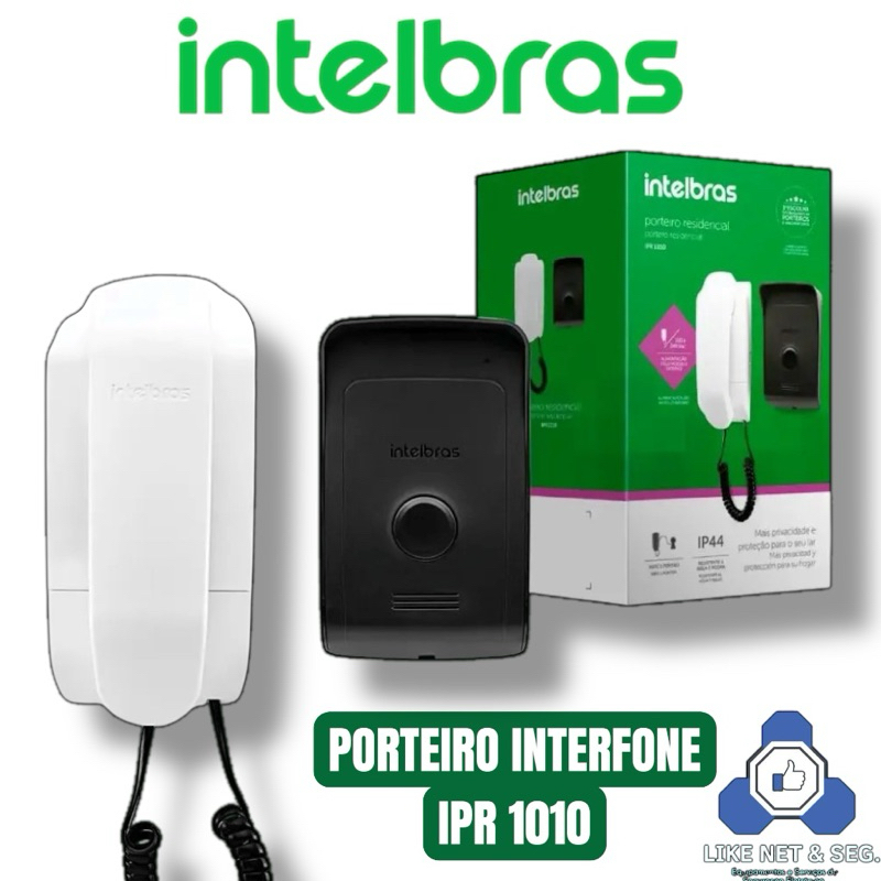Porteiro Eletrônico Interfone Residencial Intelbras IPR 1010