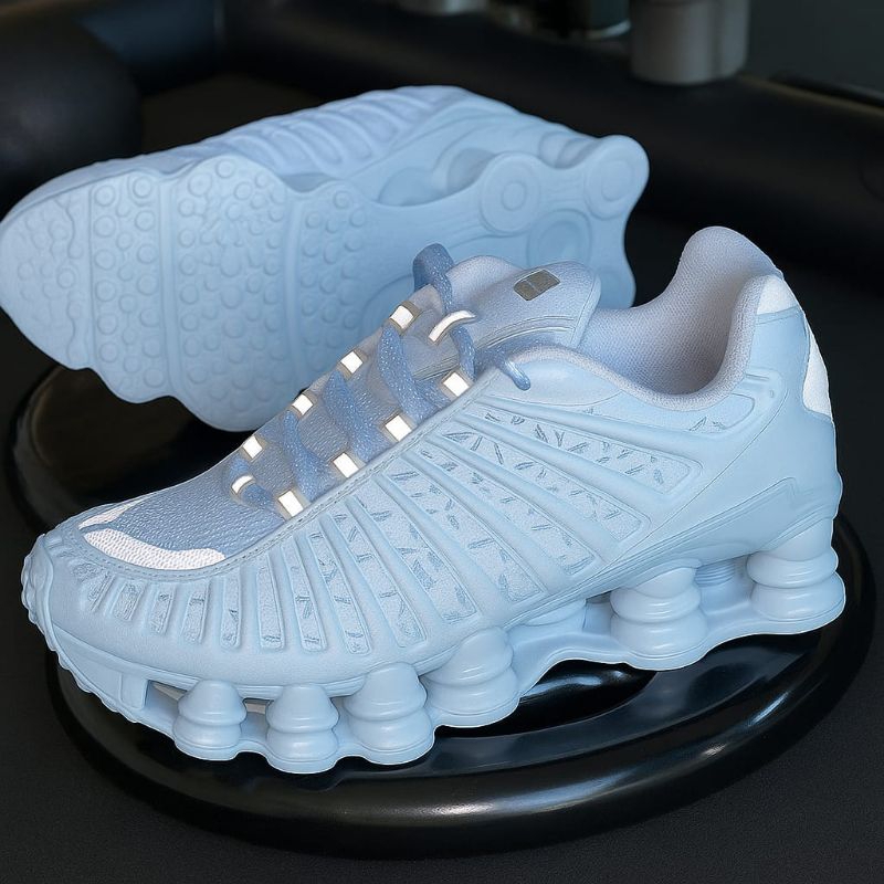 Quatro Molas Masculino Mola Branco Tênis Nike Molas Em Oferta