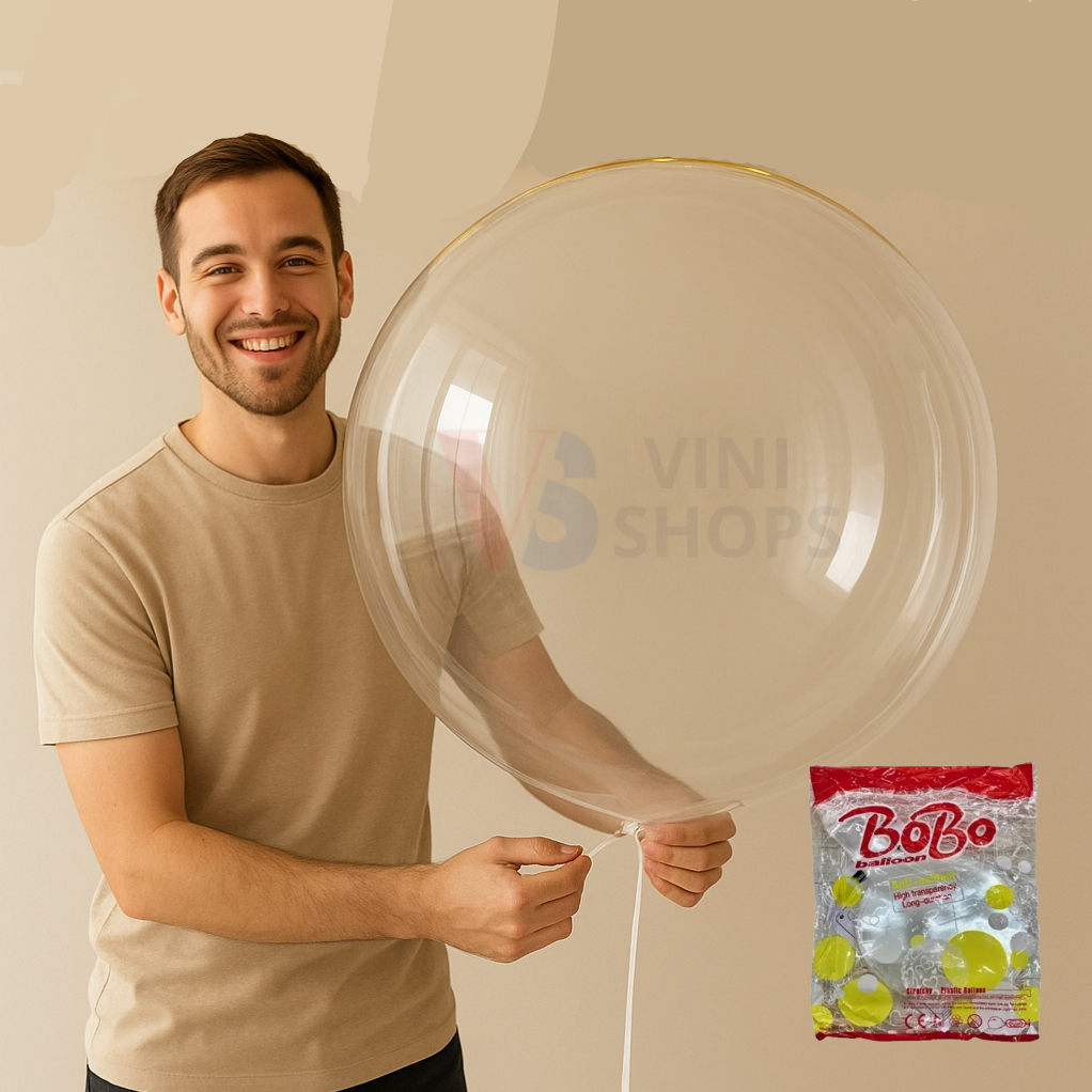 Kit 10/20 Balão Bubble - 10/18/24 Polegadas em Oferta na Shopee