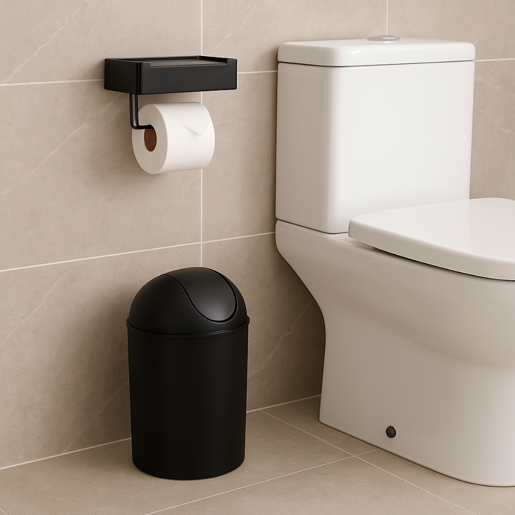 Lixeira de Banheiro com Porta Papel na Black Friday 2025 | BuscaProdutos