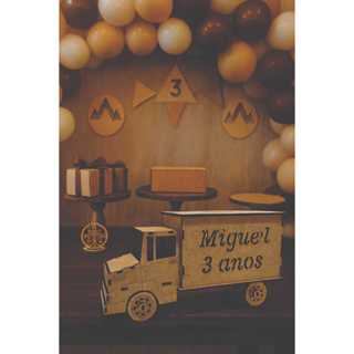 🚚 Cofre Caminhão em MDF Personalizado – 22,5x9x14 cm em Oferta na Shopee