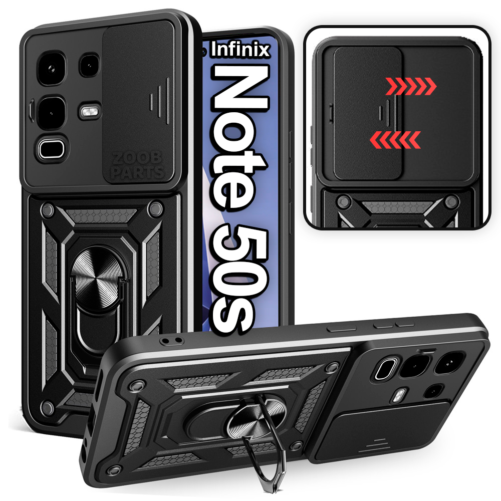 Capa Capinha Case Infinix Note 50s X6870 Armadura Shield Anti Impacto - Tela 6.78" em Oferta na Shopee