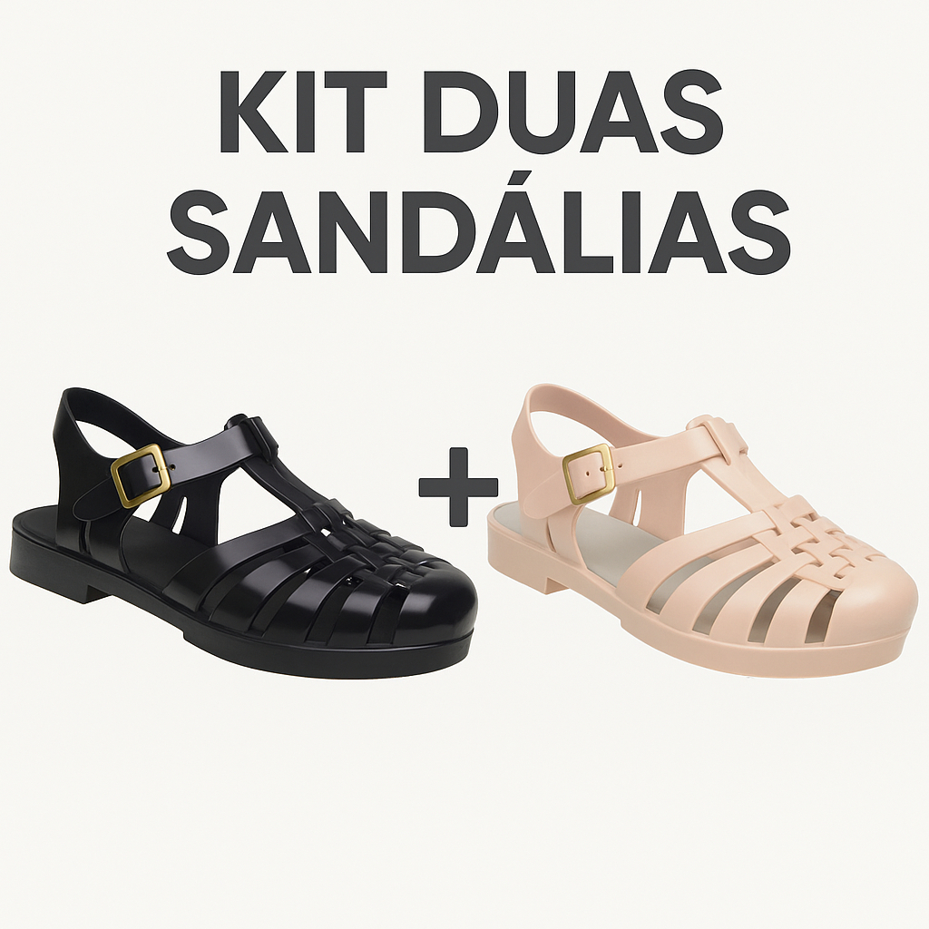 Kit 2 Sandálias Feminina Leves e Resistentes em Oferta na Shopee