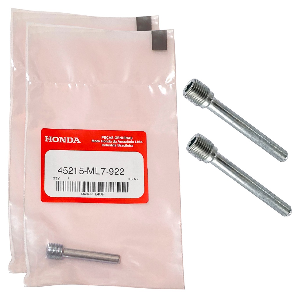 2x Pinos de Pinça Freio Honda Original Cb300 Xr 250 Xre300 Shadow 600 750 NX4 Falcon (45215-ML7-922)