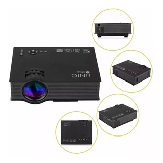 Mini Projetor Led Portátil Uc 68 Wifi 100 Lumens Data Show