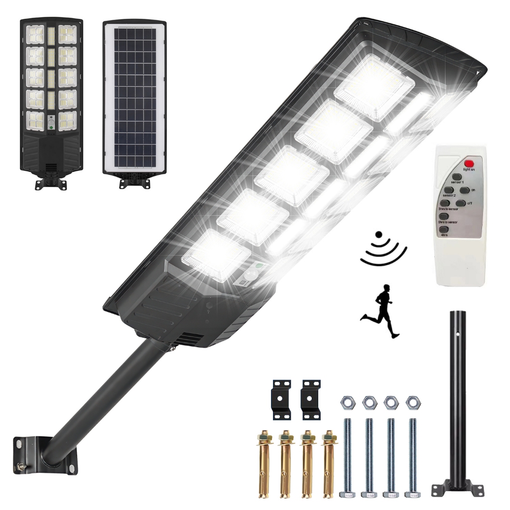 Holofote Solar 850w Refletor Poste 12000mah 0 Eletricidade  Controle 6 Modos em Oferta na Shopee