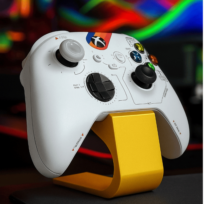 Suporte universal de controle Xbox Series s x Play 4 play 5 versão especial Dourado