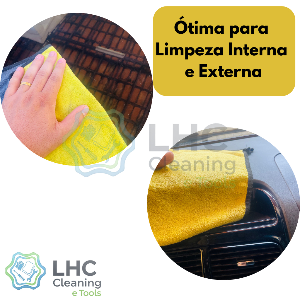 Flanelas Pano Toalha Microfibra Automotiva Premium 1 ,2 e 3 Unidades  30x40 e 30x60 Cm Para Lavagem de Carro