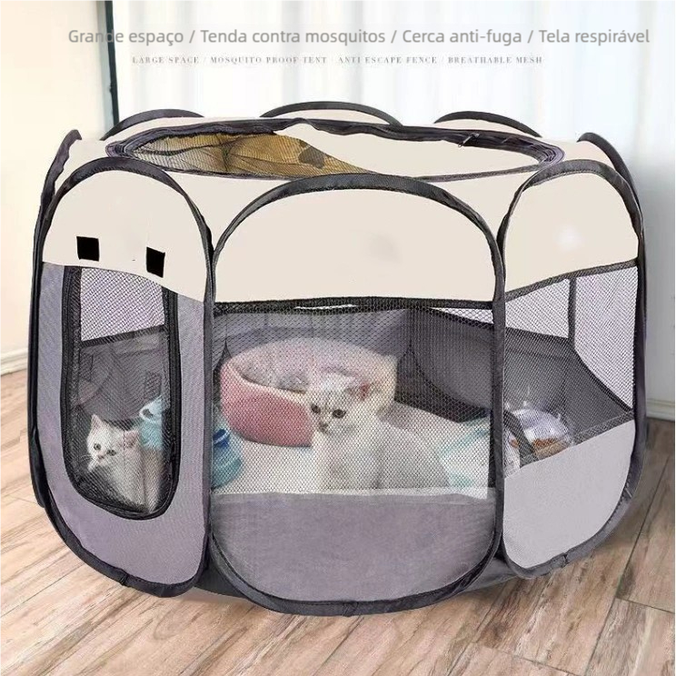 Imagem Alta qualidade tenda dobrável para pets, cores com alto valor estético