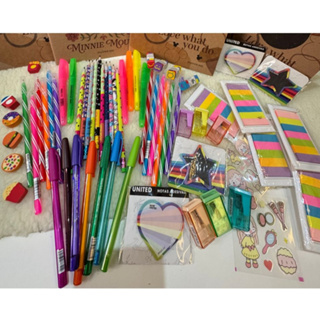 Kit Papelaria Fofa Criativa com 15 itens / Material escolar / Escritório / Presente Menina Mulher em Oferta na Shopee
