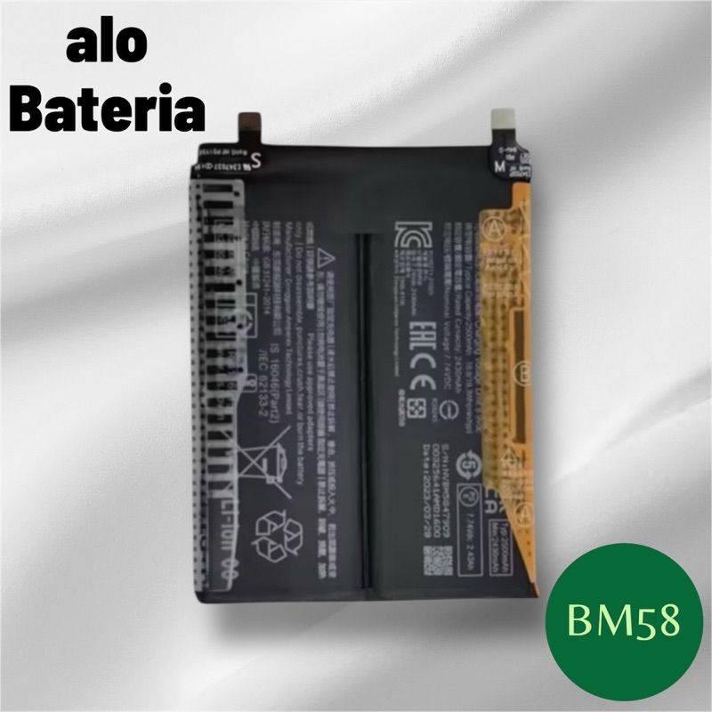 BAT COMPATIVAL 11T PRO / 11T PRO 5G (BM58) ORI 100% NOVA COM GARANTIA 90 DIA