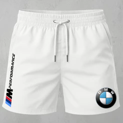 Short Bermuda Tactel Masculino Mauricinho Estilo Premium BMW M Performance Esportivo