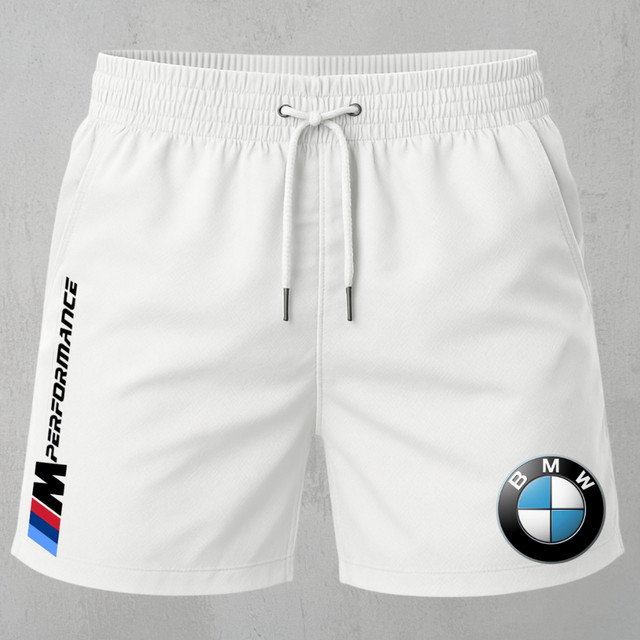 Short Bermuda Tactel Masculino Mauricinho Estilo Premium BMW M Performance Esportivo