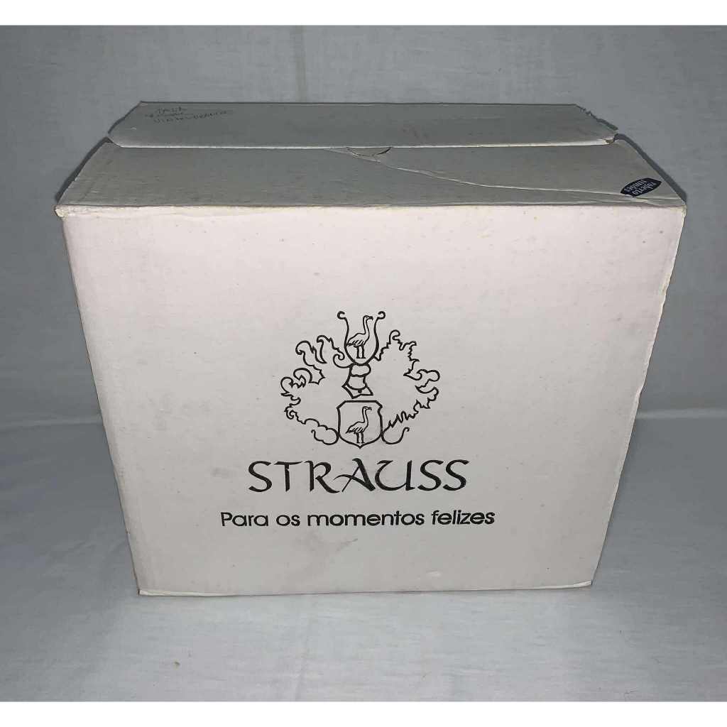 Jogo 6 TAÇAS CRISTAL STRAUSS CHARDONNAY ROBERTO SIMÕES