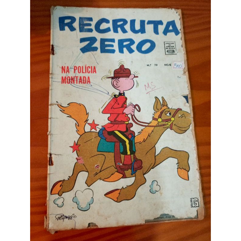 revista recruta zero número 79 editora RGE edição de novembro de 1969.