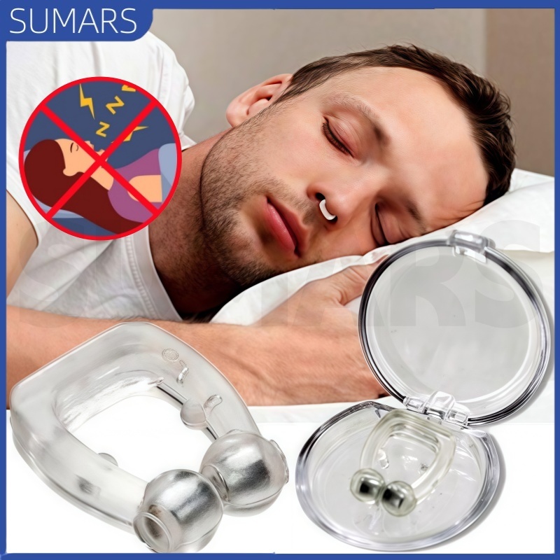 Kit 4 Dispositivos Anti Ronco Clips Dilatador Nasais Magnéticos Melhora Sono Respiração Noites Sono