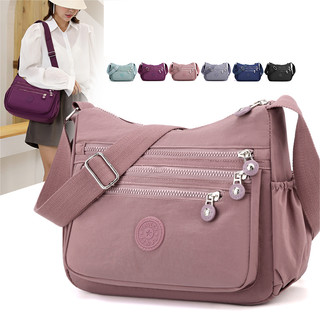 Bolsa Feminina Casual Multifuncional Transversal Bolsa Pequena com Design de Múltiplos Bo…