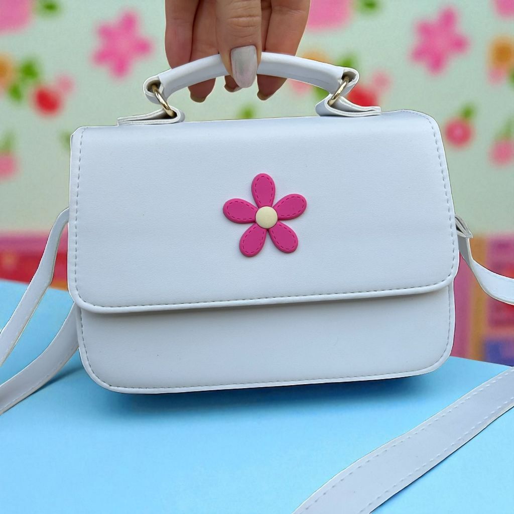 Bolsa Feminina Infantil Criança  Maria Flor Rosa Reveillon