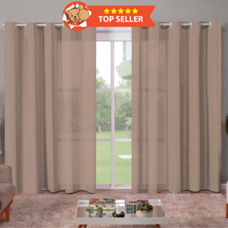 Cortina Roma 4.00 X 2.20 Decoração Janela Inteira - Ideal p/ Quarto, Sala, Escritório, Sala de Aula em Oferta na Shopee