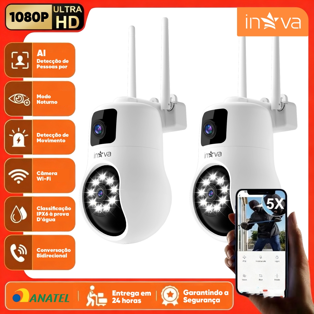 Câmera Rotativa 360 Wi-fi: Onde Comprar | BuscaProdutos