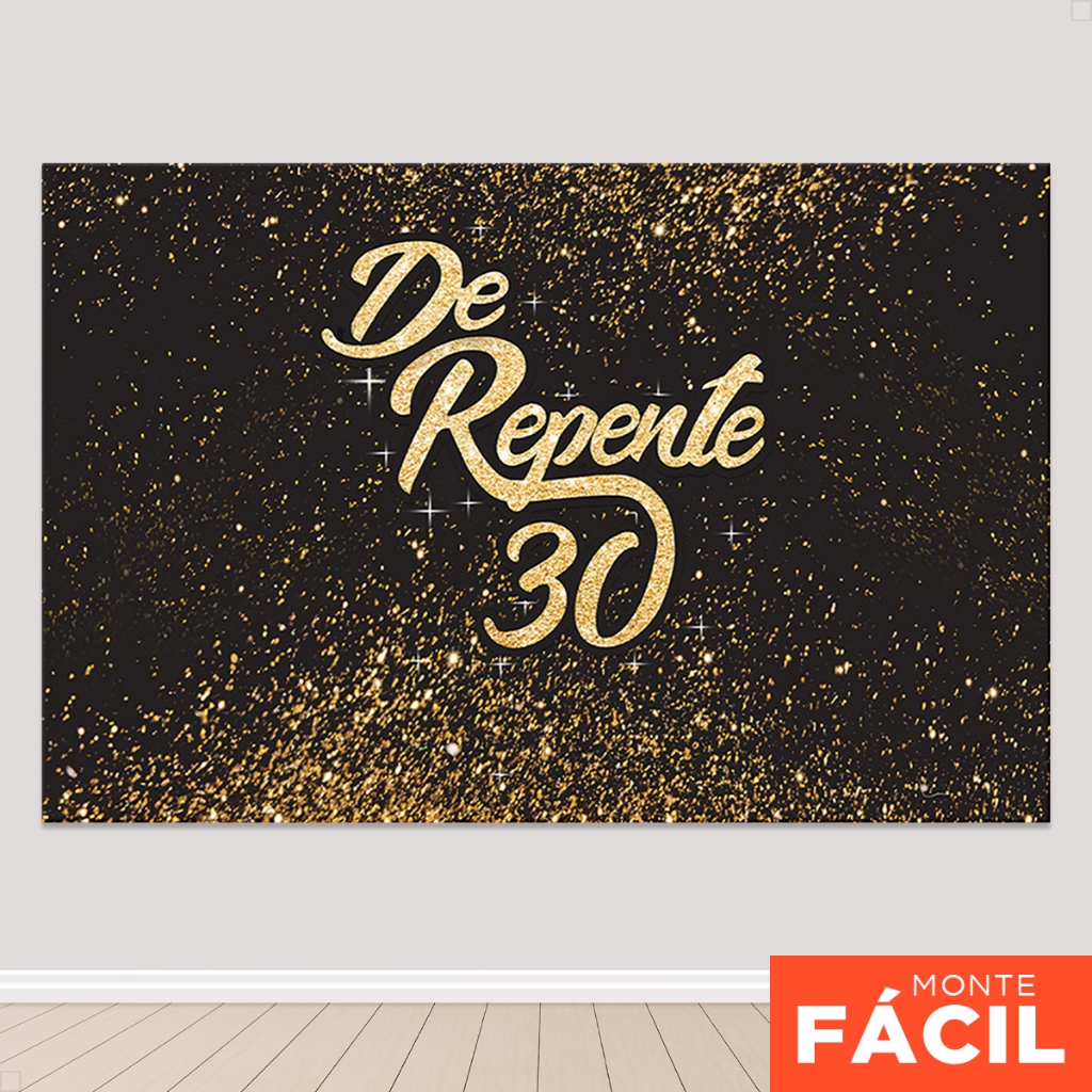 Painel Retangular De Repente Horizontal Decorativo De Festa Sublimado 3D Em Tecido em Oferta na Shopee