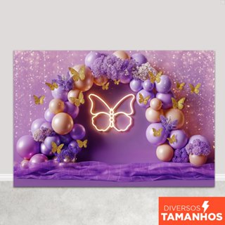 Fundo Fotográfico Dia das Crianças Borboleta Painel de Fotos Infantil Tecido Sublimado - FFC-930 em Oferta na Shopee