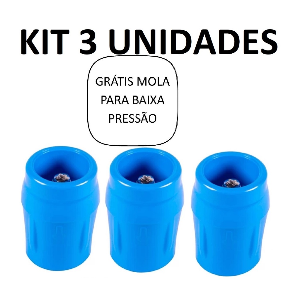 KIT 3 Válvula Bloqueadora de Ar 3/4 - Com 2 Molas - Economia na Conta Água - Produto Top - SEM ROSCA em Oferta na Shopee