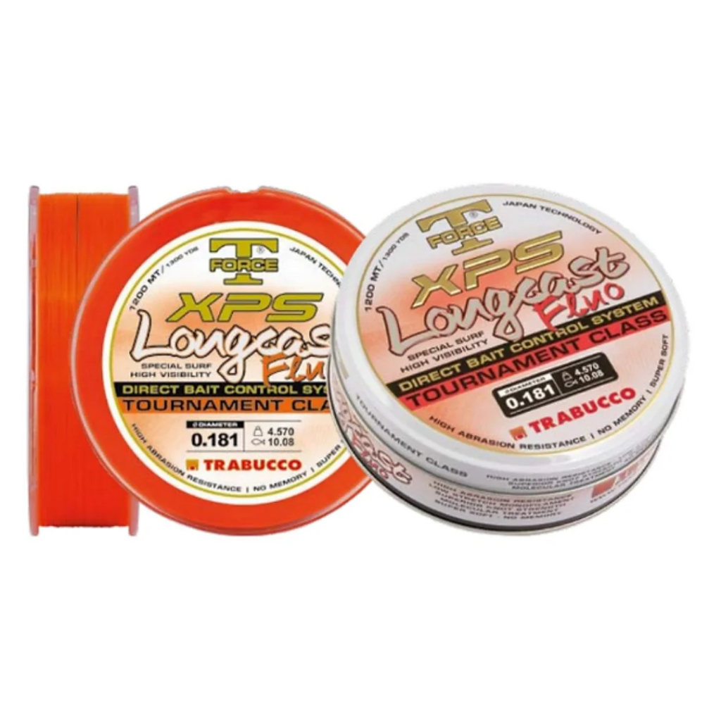 Linha Monofilamento Trabucco - XPS Longcast Fluo - 1200mts