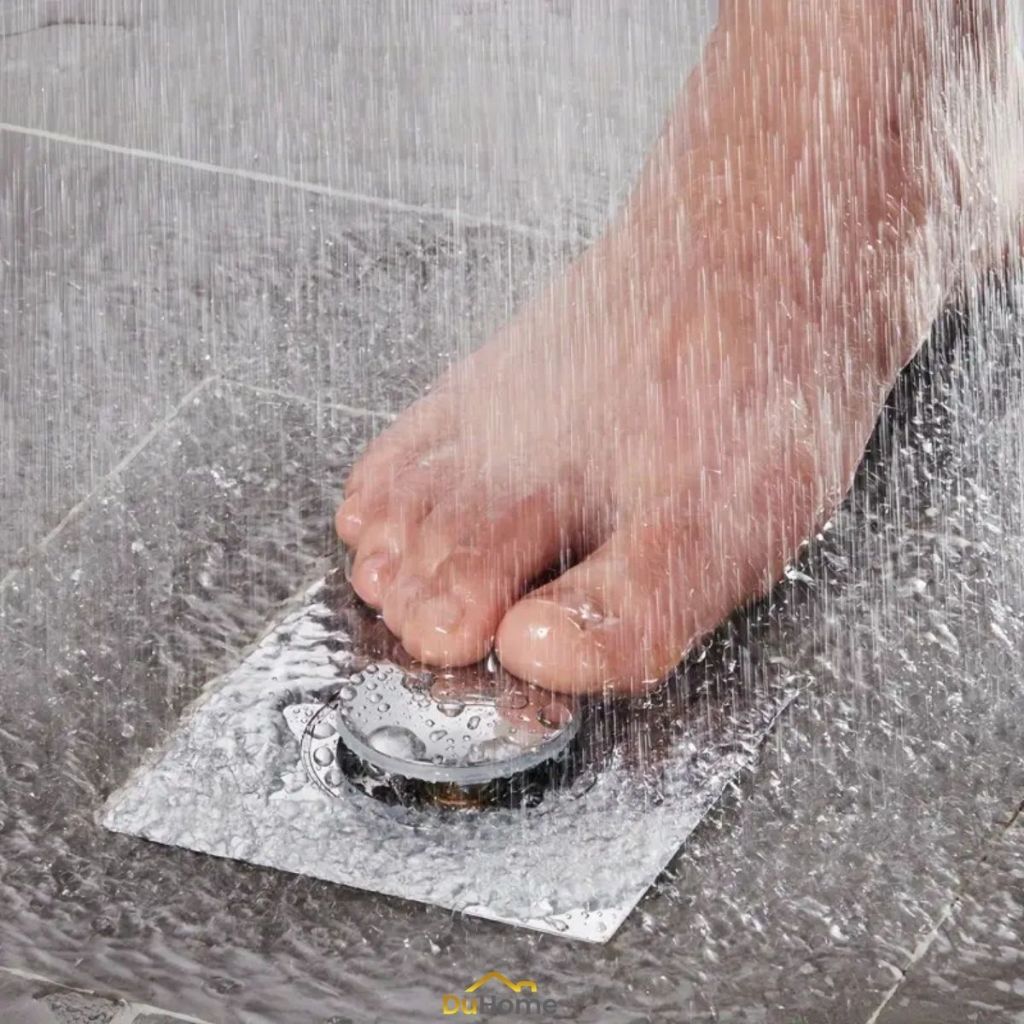 Ralo Inteligente Click Up em Aço Inox Acionamento por Toque Banheiro Casa Ralo Duhome em Oferta na Shopee