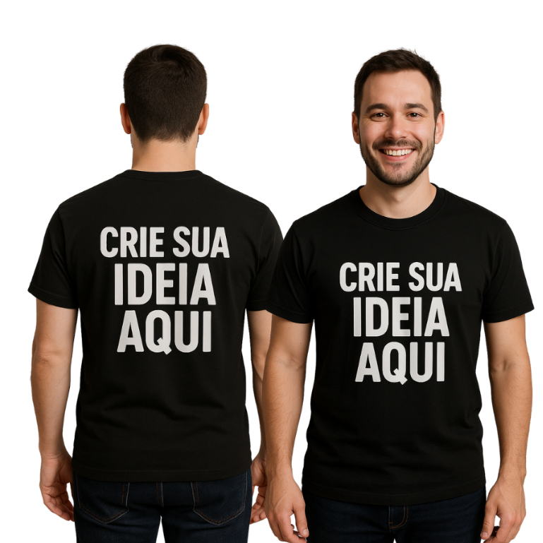 Camiseta Personalizada Com Sua Logo Ou Estampa Preferida 1 ESTAMPA **MANDE SUA ESTAMPA NO CHAT**