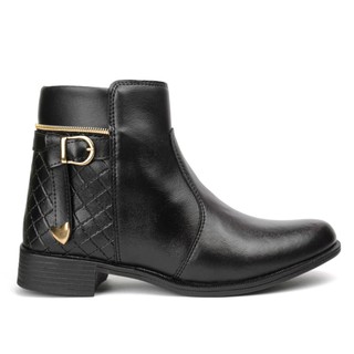 Bota Feminina Cano Curto Botinha Feminino Super Confortável