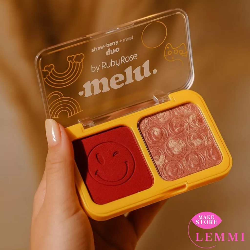 Ruby Rose Duo Blush + Iluminador Melu