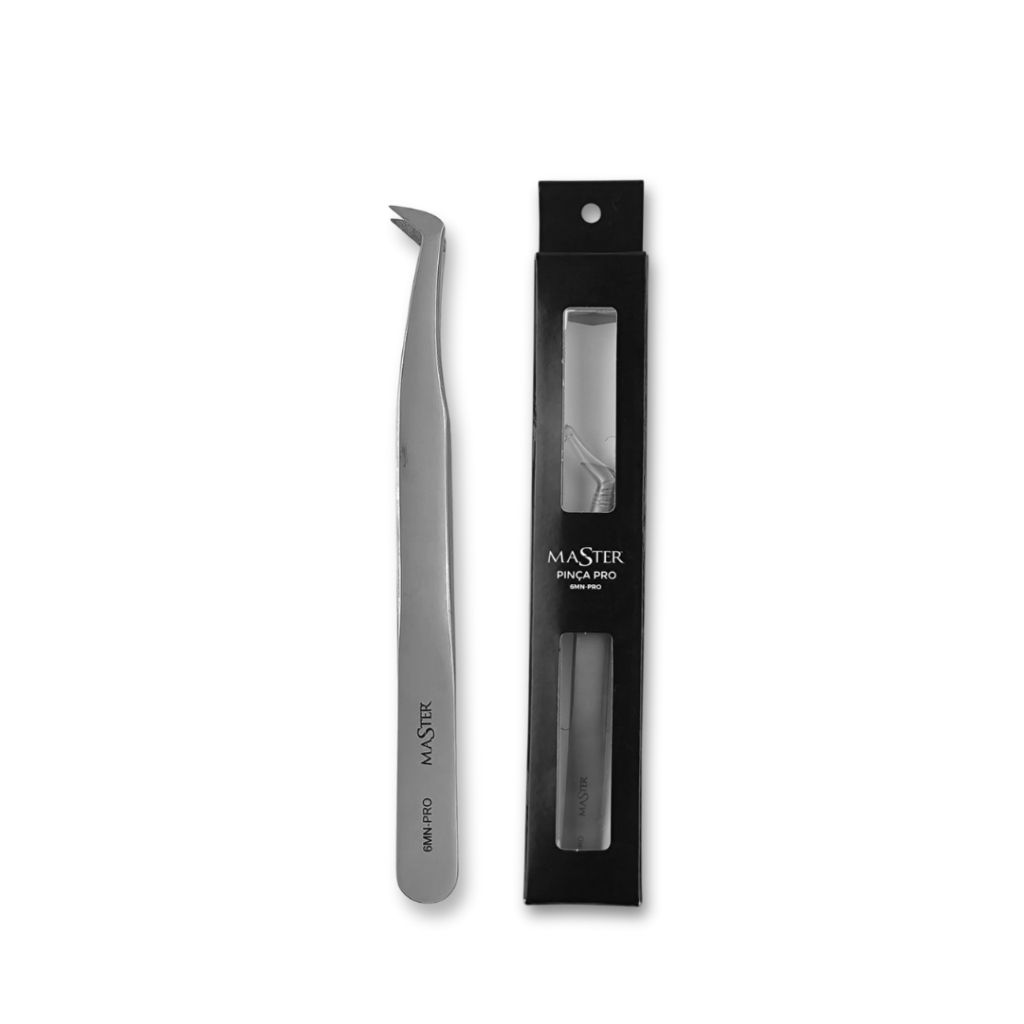 Pinça Master 6MN-Pro Nanotecnologia P/ Extensão De Cílios